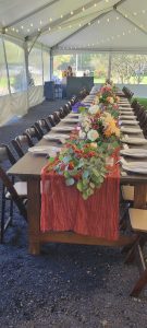 table and setting rental company